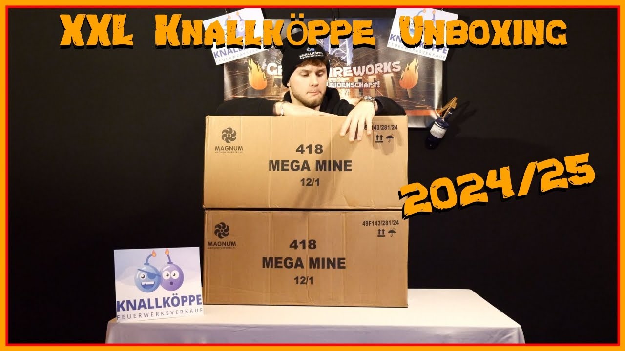 XXL Knallköppe Feuerwerk Unboxing 2024/25 ! 🤩🤩 | GreatFireworks