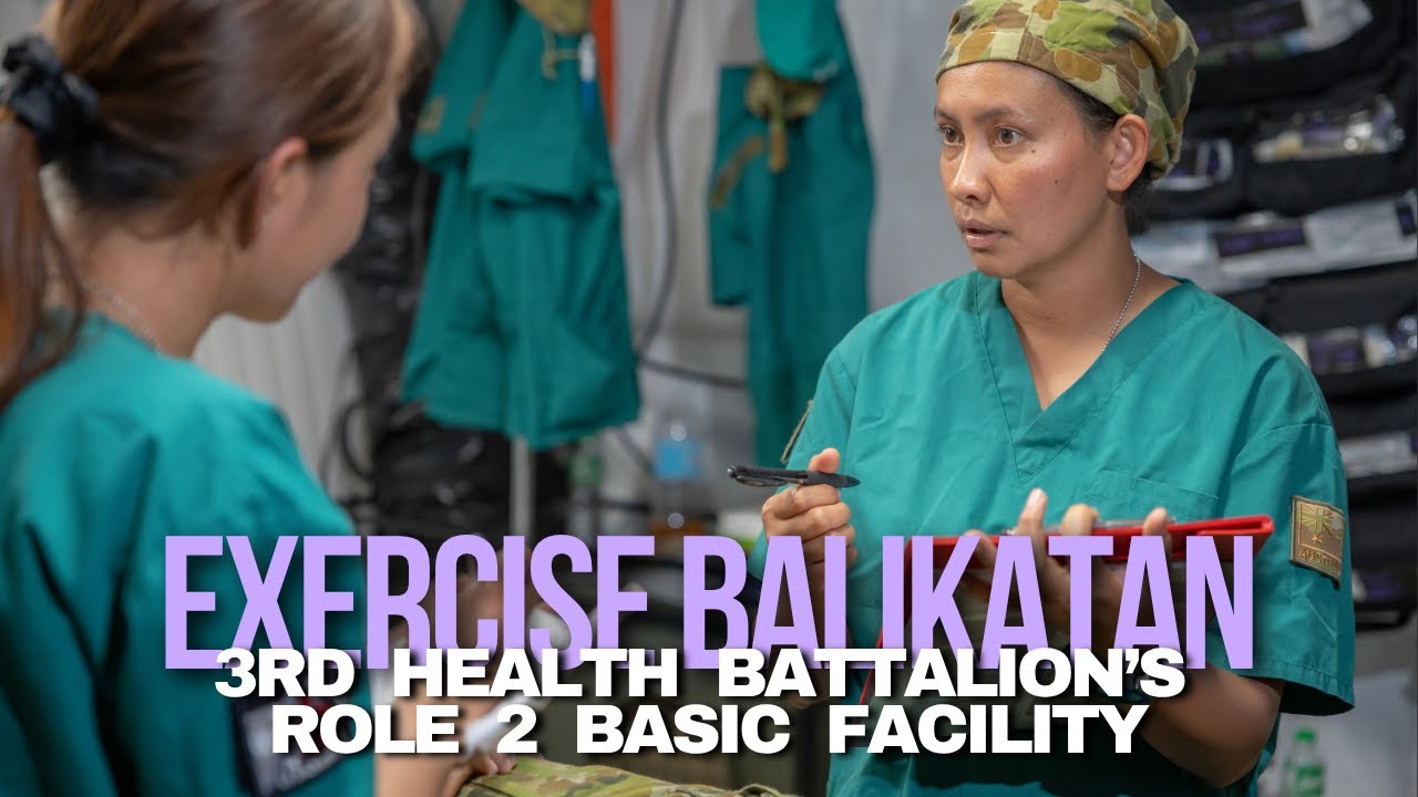 ADF | 3rd Health Battalion’s Role 2 Basic facility - Exercise BALIKATAN 25