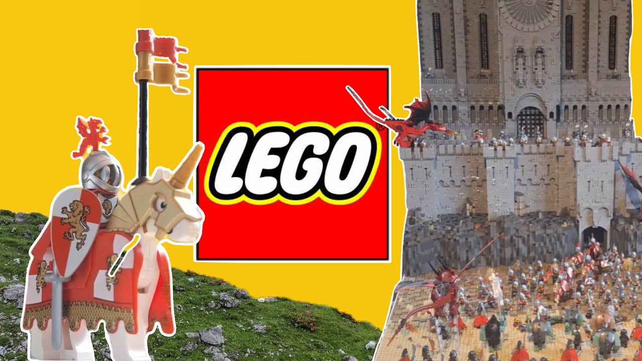 My giant LEGO Castle Moc / Castle + Cathedral