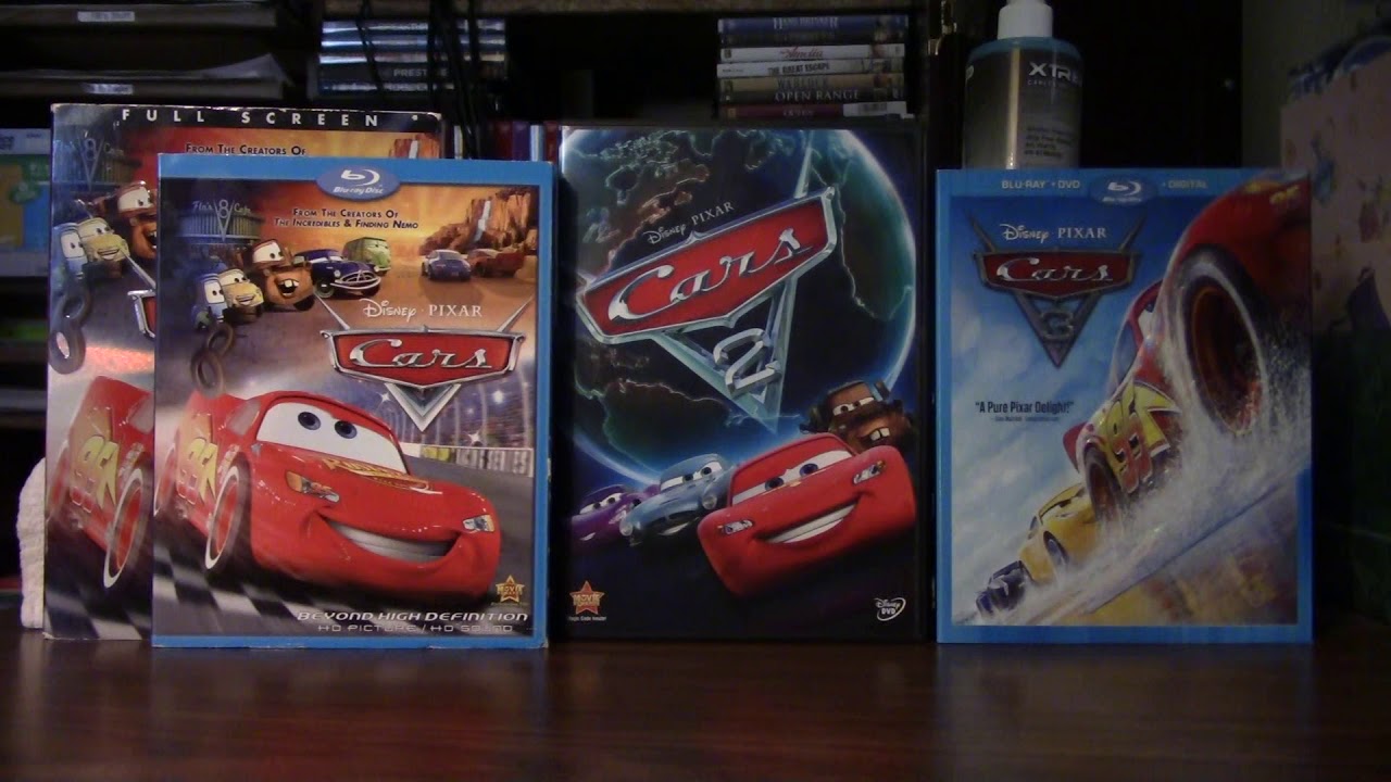 Cars (2006), Cars 2 (2011), & Cars 3 (2017)