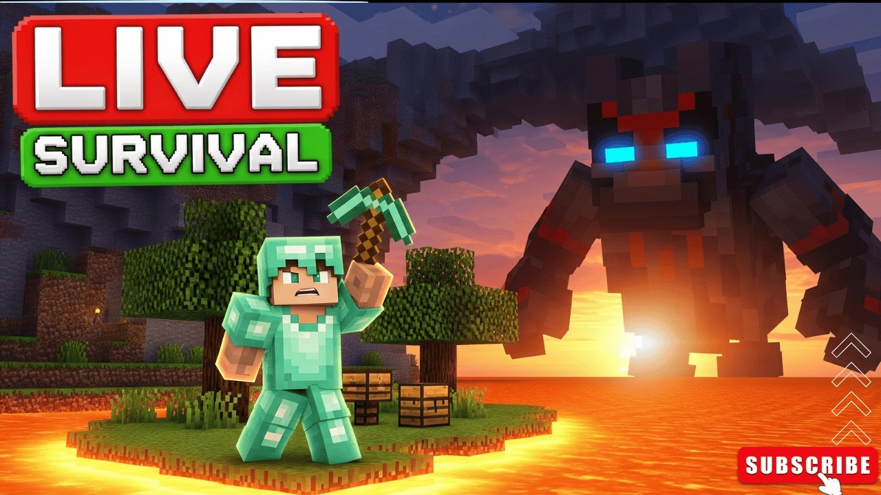 Minecraft LIVE || Soul pixel smp