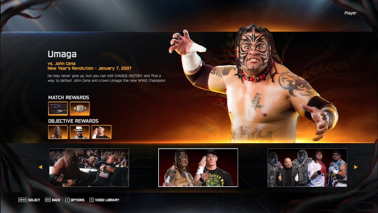 WWE 2K25 Showcase - Umaga vs John Cena (All Objectives Completed)