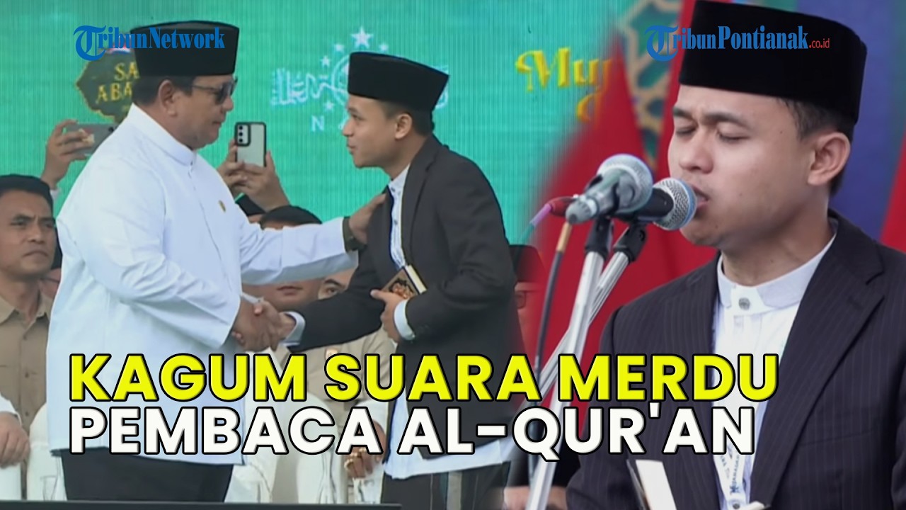 RIUH❗ MOMEN PRABOWO TIBA-TIBA HAMPIRI PEMBACA AL-QUR'AN DI PERINGATAN 1 ABAD NU