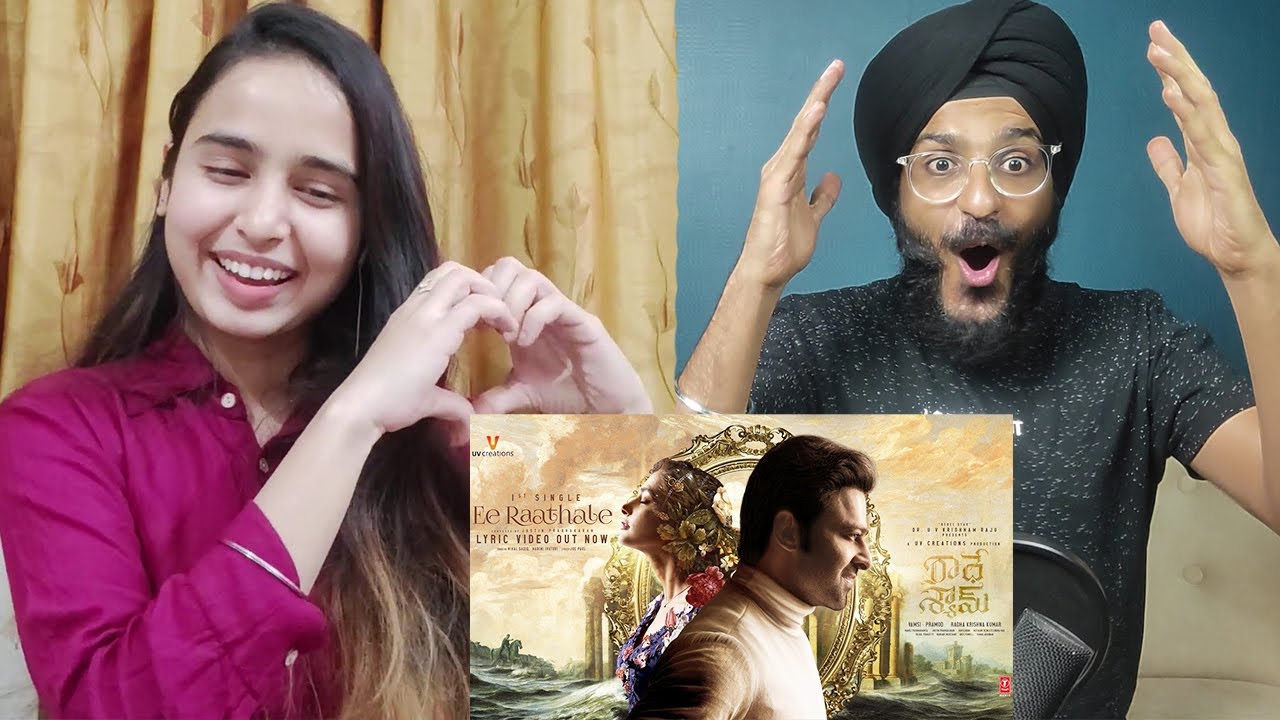 Ee Raathale Lyrical Video Song Reaction | Radhe Shyam First Single | Prabhas,Pooja Hegde