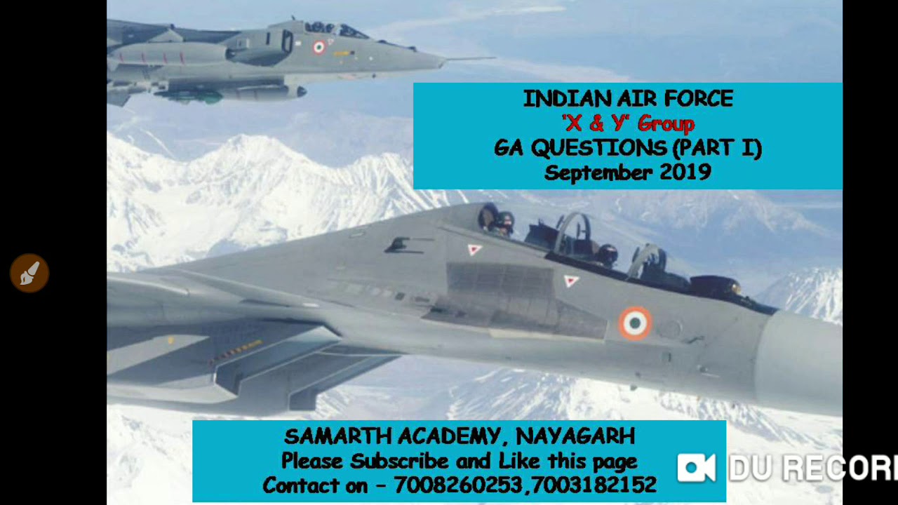 Indian Air Force questions