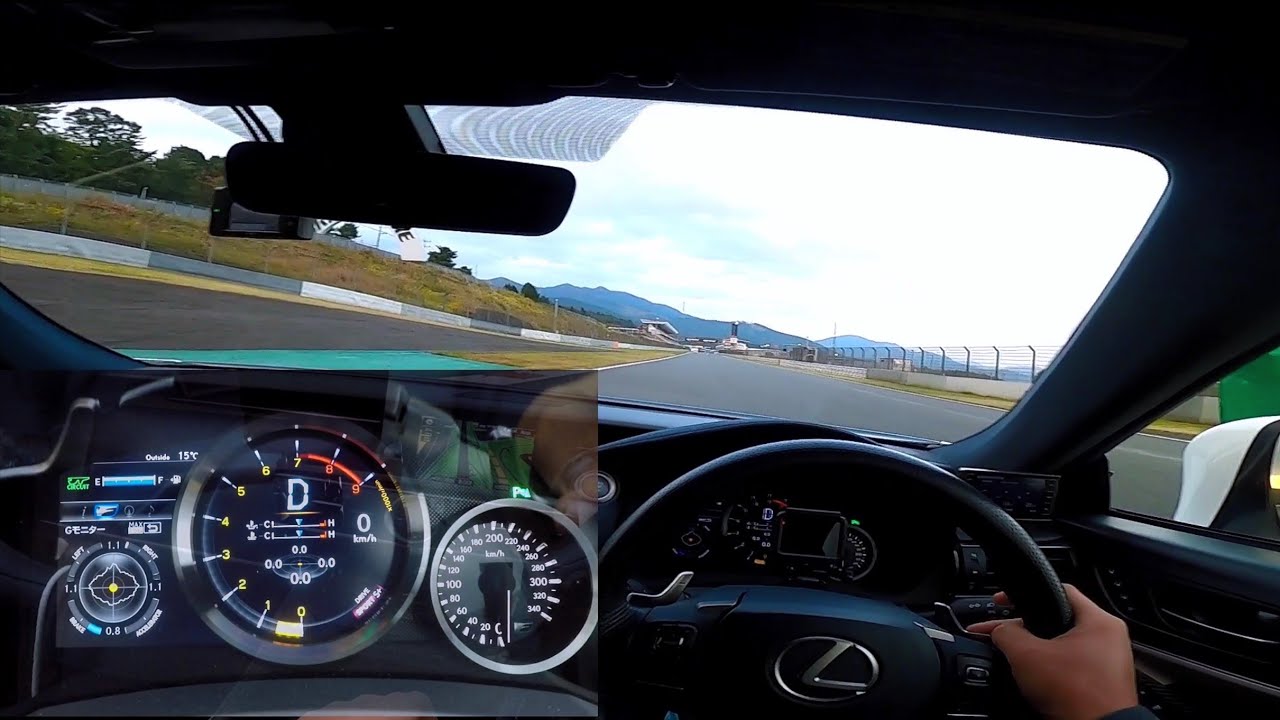 【RC F】0-1000m加速