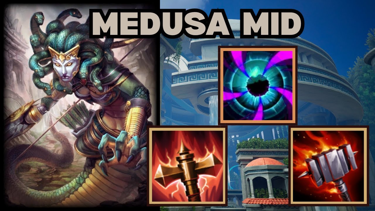 Combat Blink Is Not Fair! - Medusa Mid Deity Smite 2 Gameplay