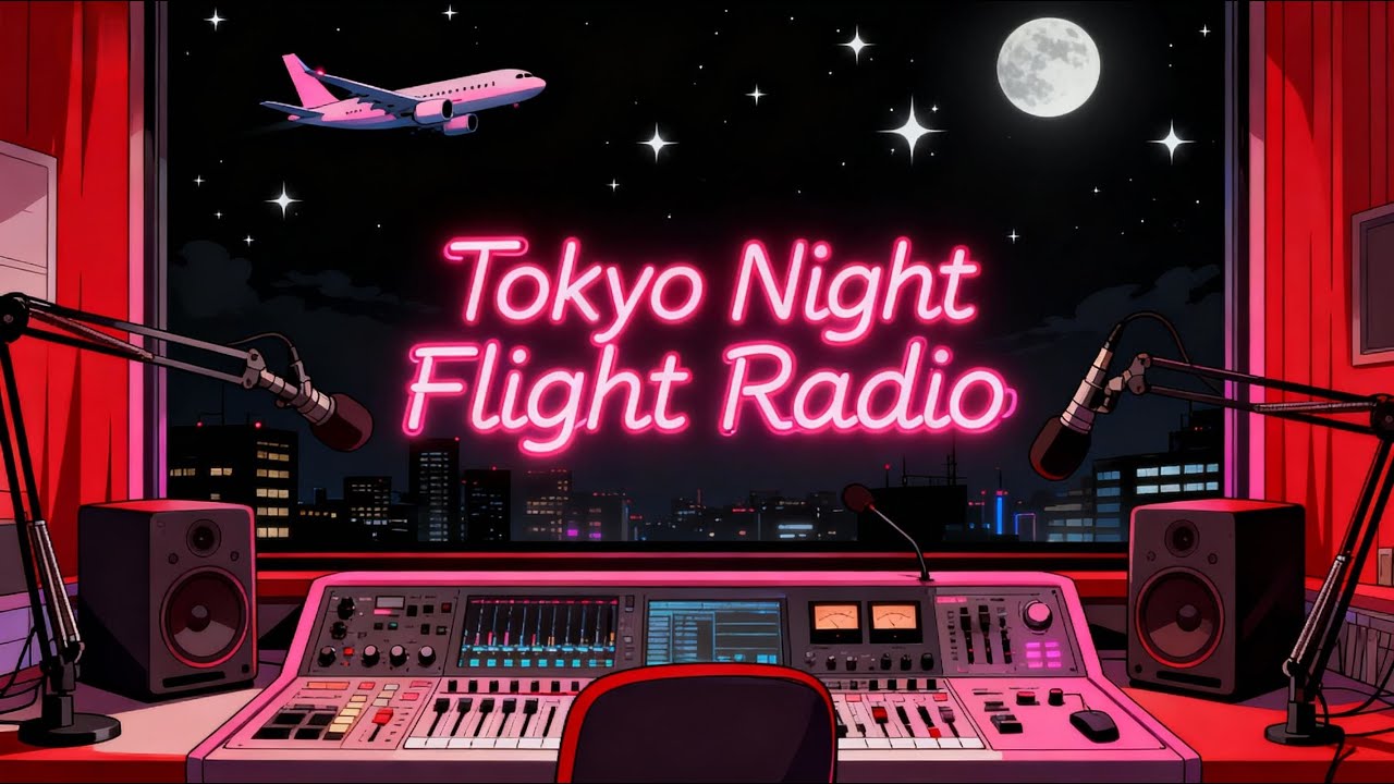 # 205 Tokyo Night Flight Radio | Lo-fi World Fusion Grooves | Cross-Cultural Soundscape