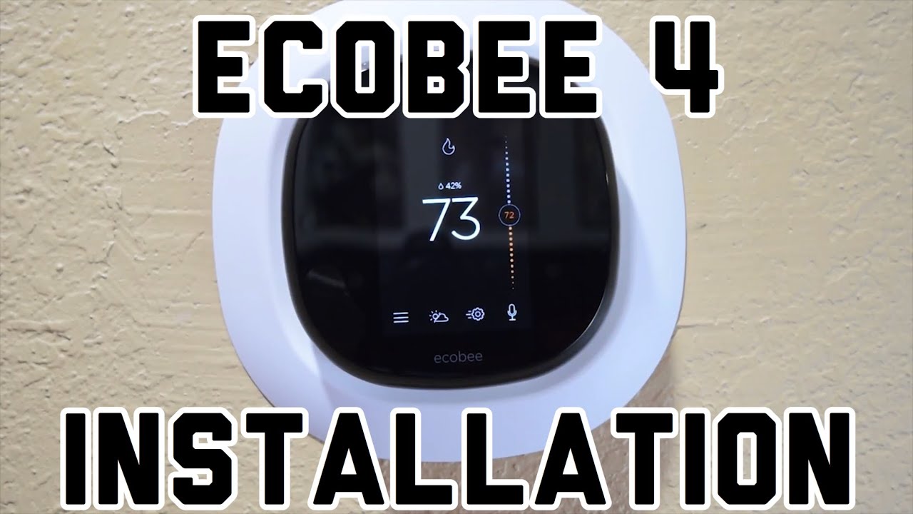 Ecobee 4 Installation Walkthrough & Speaker Test