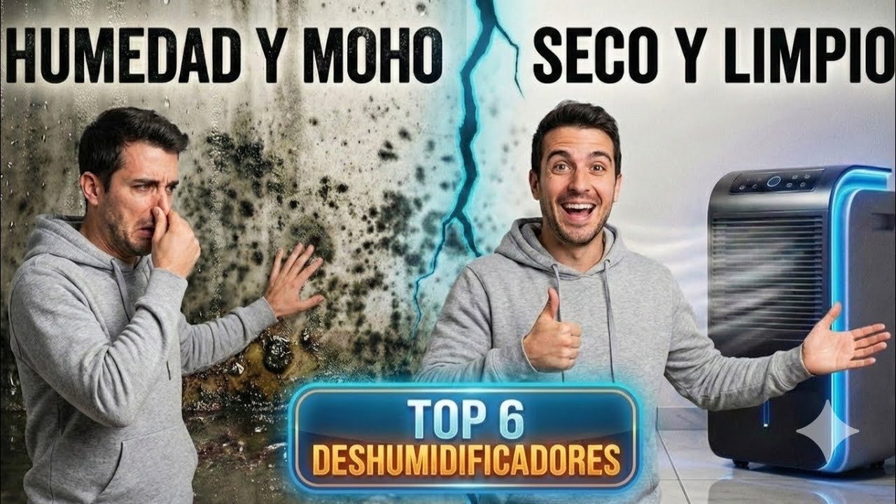 Adiós al Moho y la Humedad: TOP 6 Deshumidificadores que SÍ Funcionan (2026)