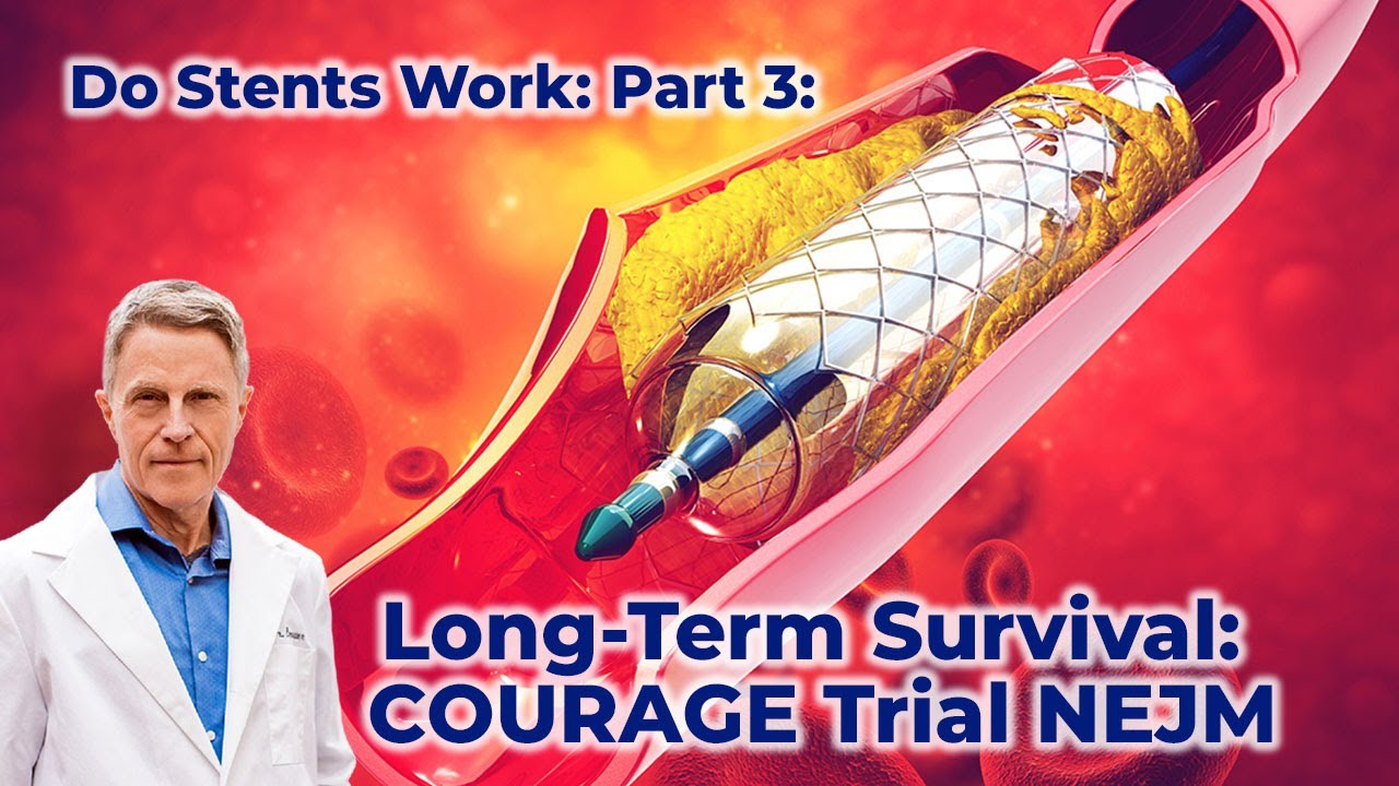 Do Stents Work: Part 3: Long-Term Survival: COURAGE Trial NEJM