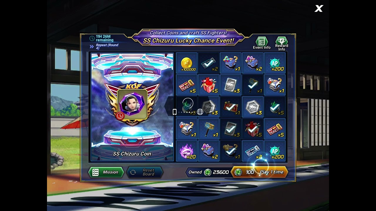 KOF ALLSTAR - 299 times SS Chizuru Event