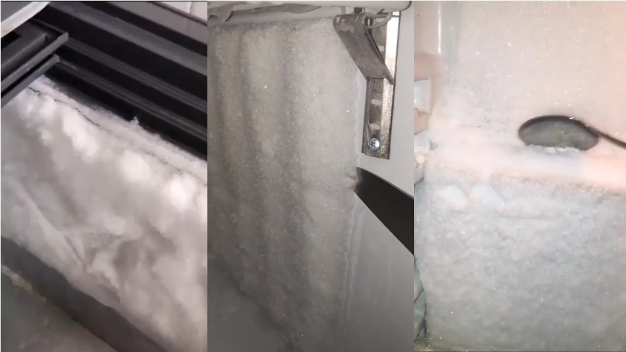SATISFYING FREEZER FROST SCRAPING