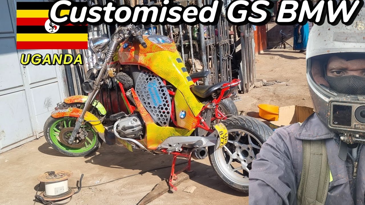FIRST CUSTOMISED GS BMW  in UGANDA by (Kavuma customs) 