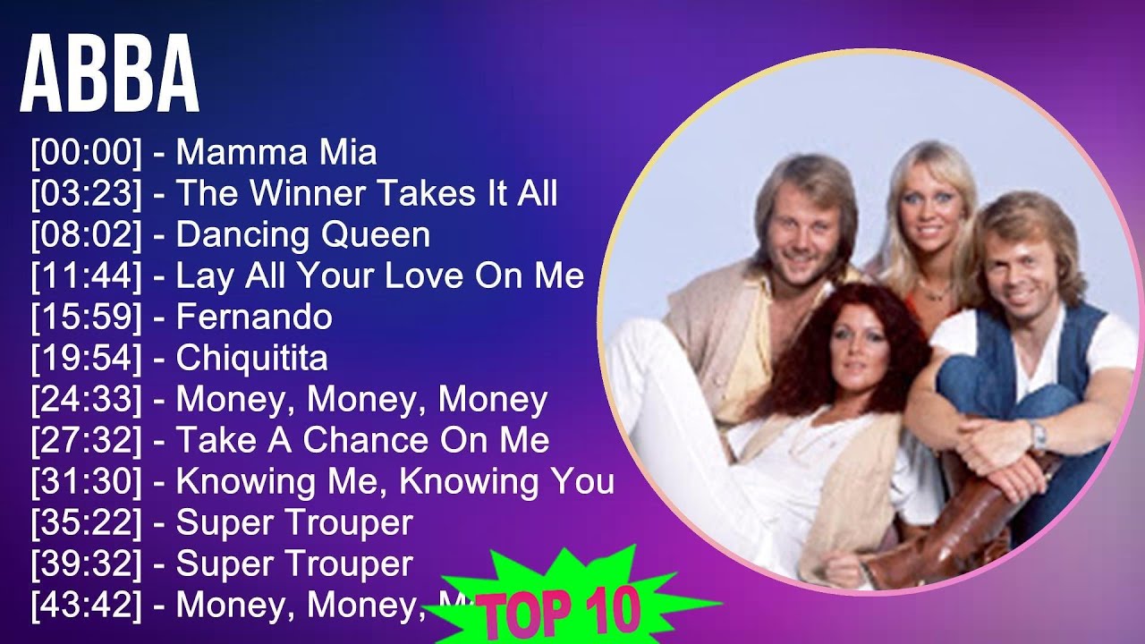ABBA 2025 MIX Greatest Hits 1 HOUR