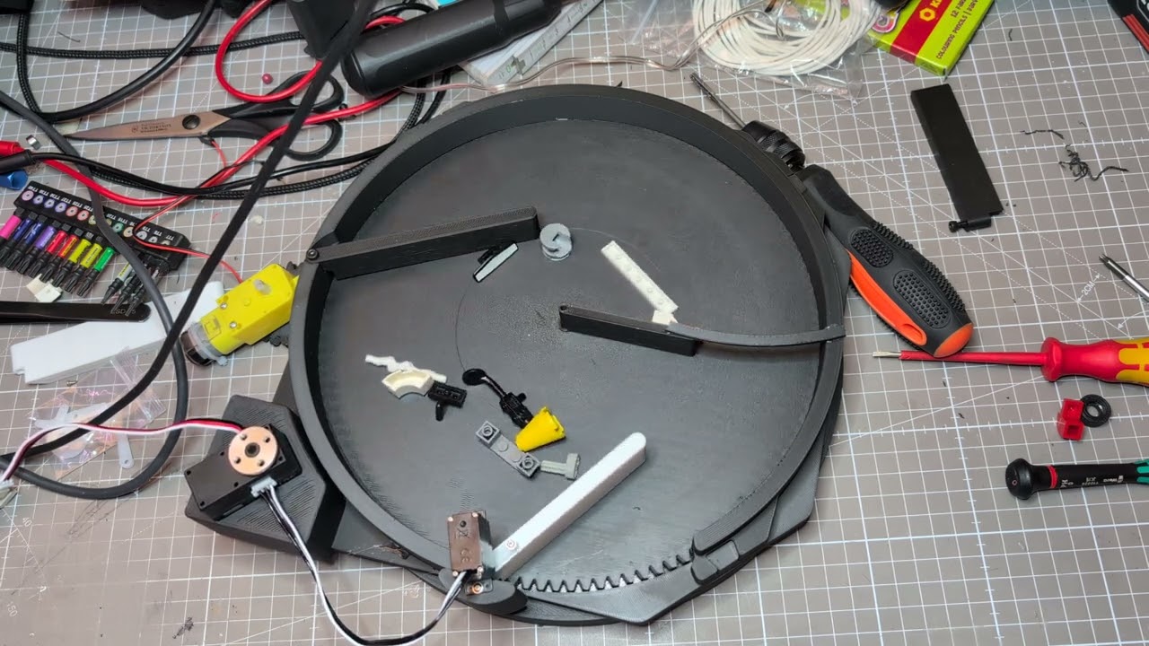 Lego Singulator - FlexiBowl - manual servo test