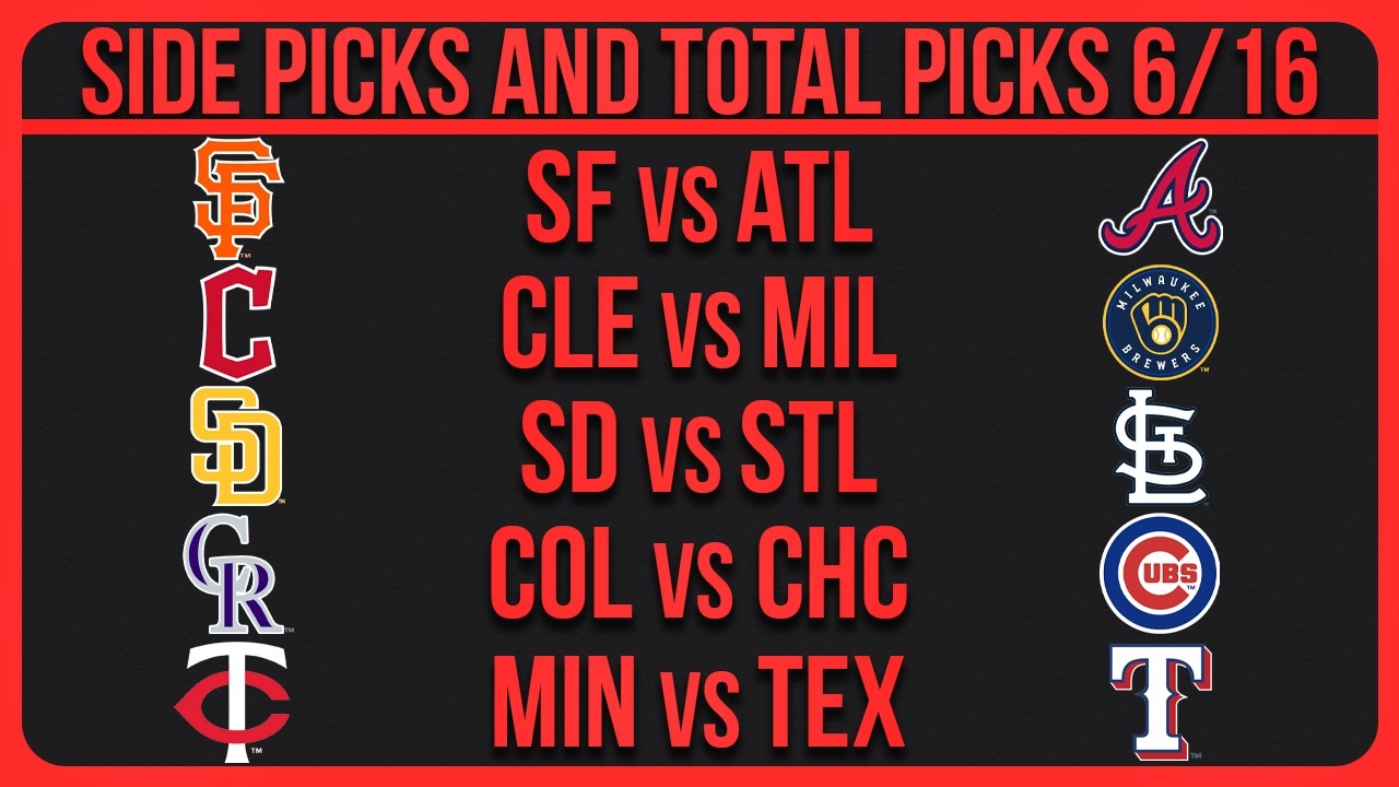 MLB Picks Today | Best Bets & Predictions Tuesday 6/16/26