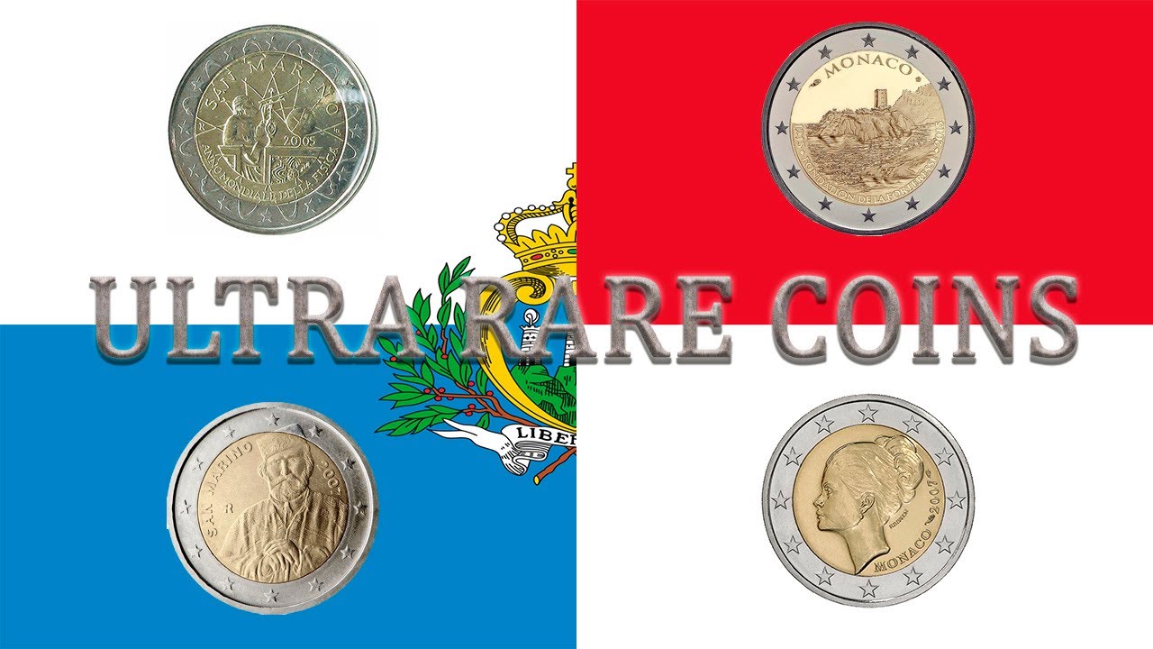MONETE RARE 2 euro MONACO, SAN MARINO full collection 2022!