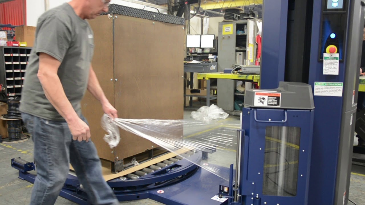 QL400 Stretch wrapper Gravity Turntable