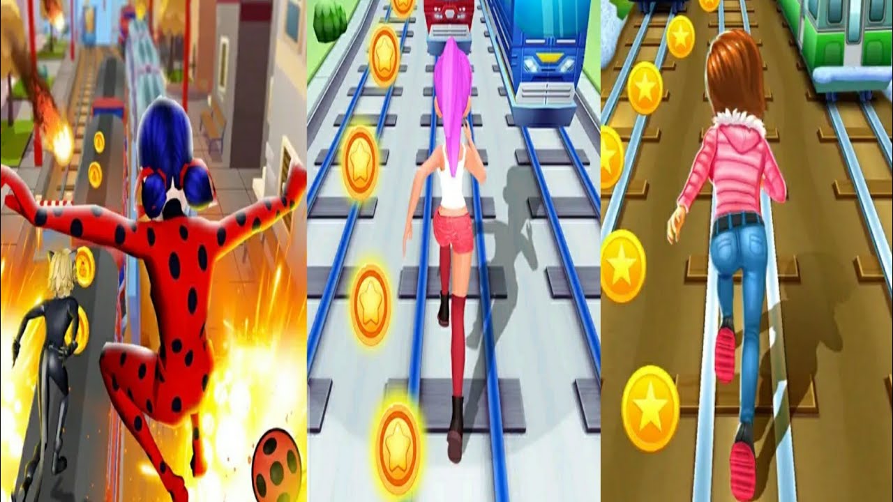Subway Lady Princess bug 3D VS Subway Princess Endless Runner VS Subway Princess Runner Gameplay