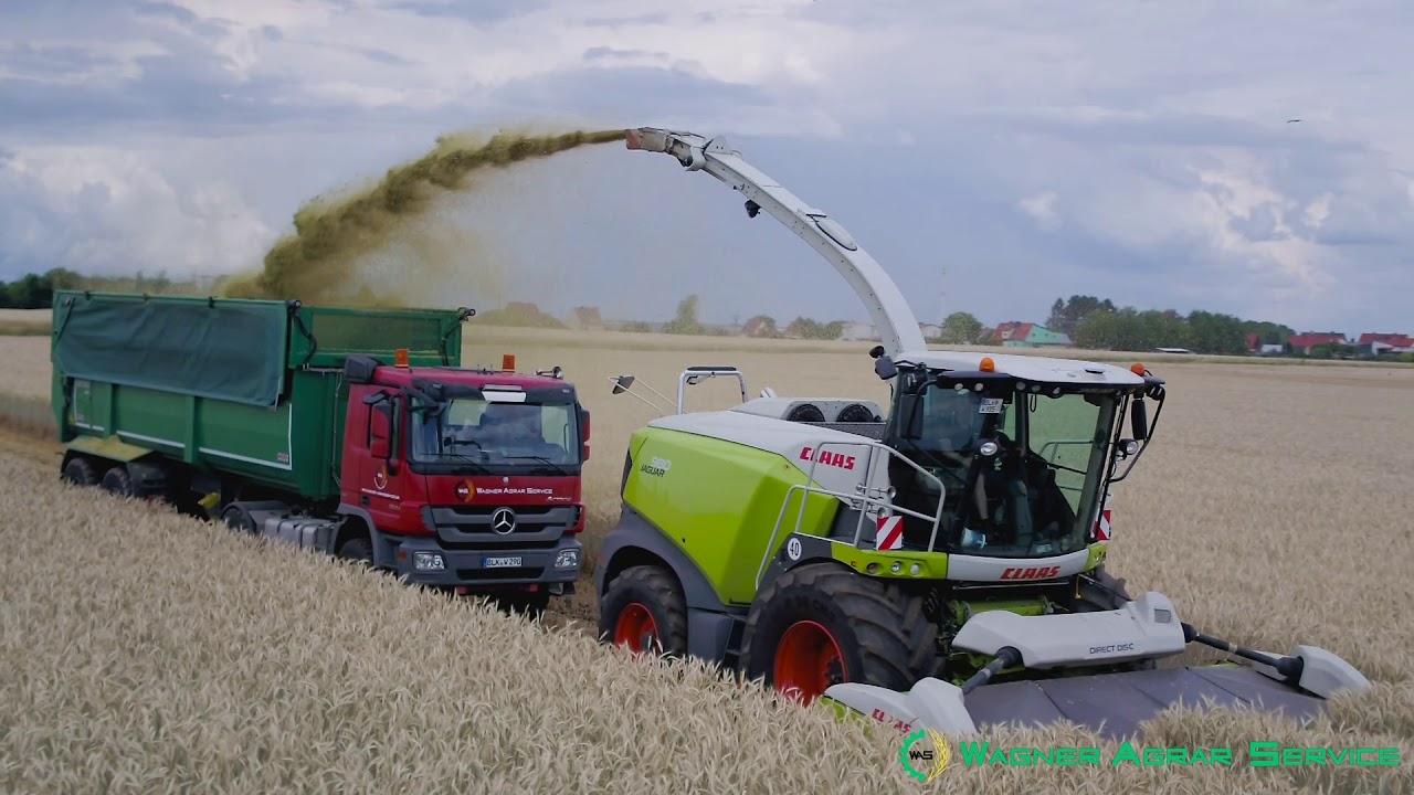 WAGNER AGRARSERVICE | 2 Claas Jaguar 980 | Fendt 1050 Vario | Claas Torion | Mercedes Benz | GPS