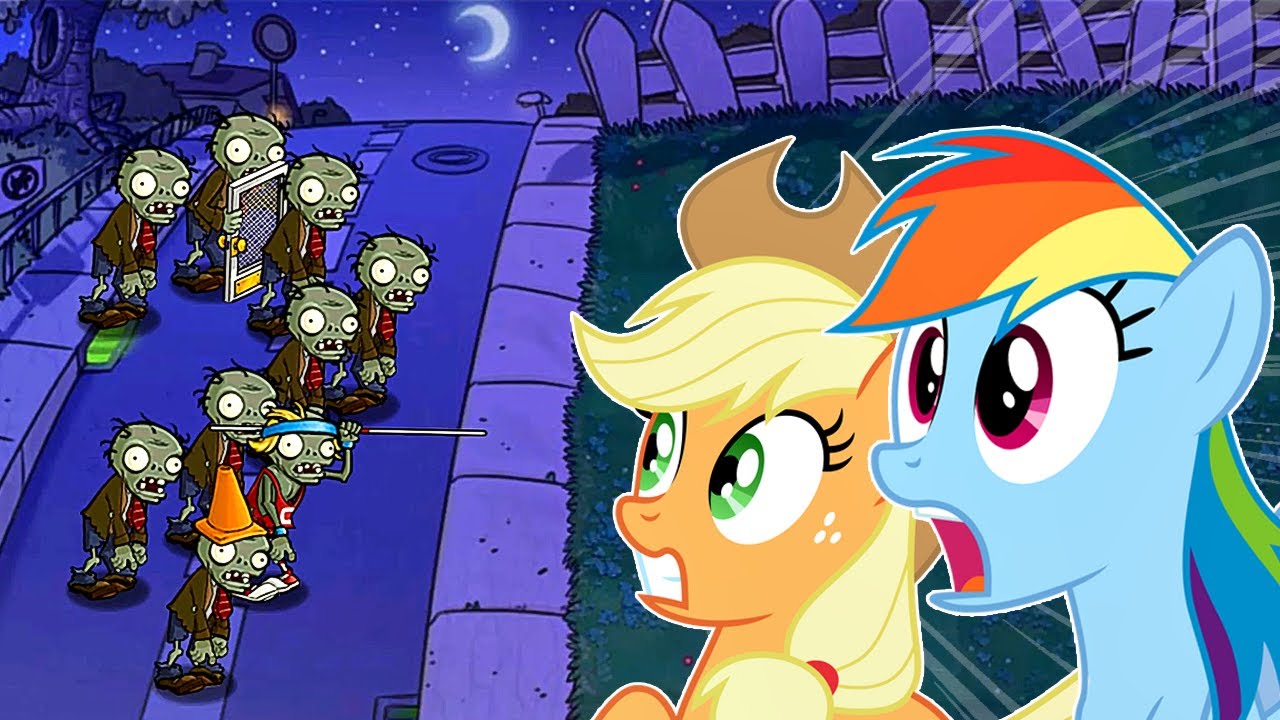 UMA NOITE CONTRA ZUMBIS (Plants vs Zombies) #LuliRarity