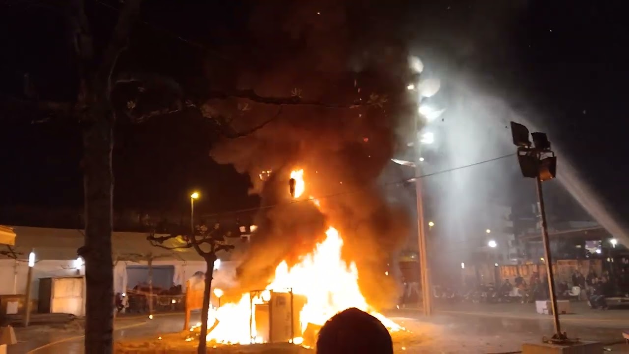 la cremà de les falles de benicarlò feliz falles 2025