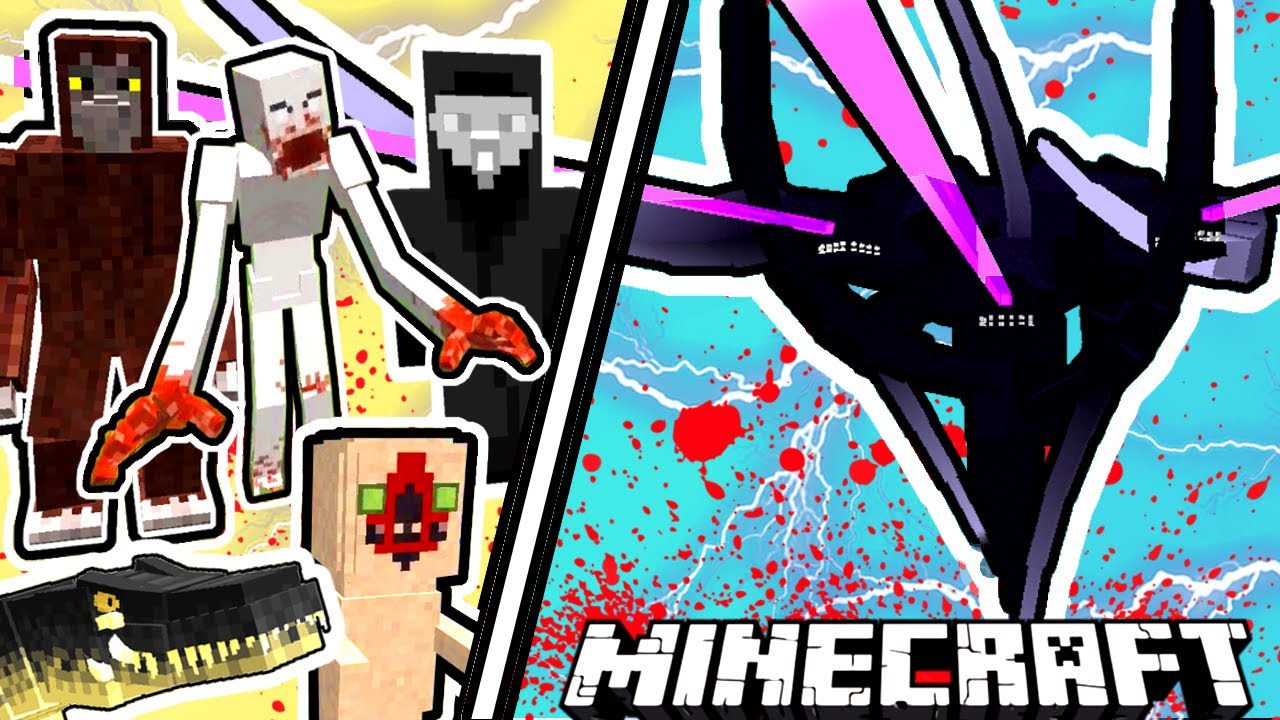 Wither Storm Vs. SCP Monsters in Minecraft