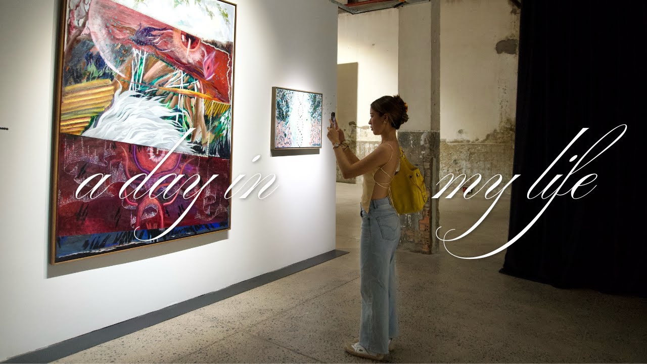 DAILY VLOG | A sweet day in my life: Art Gallery visiting, MUJI shopping, Matcha drinking,..