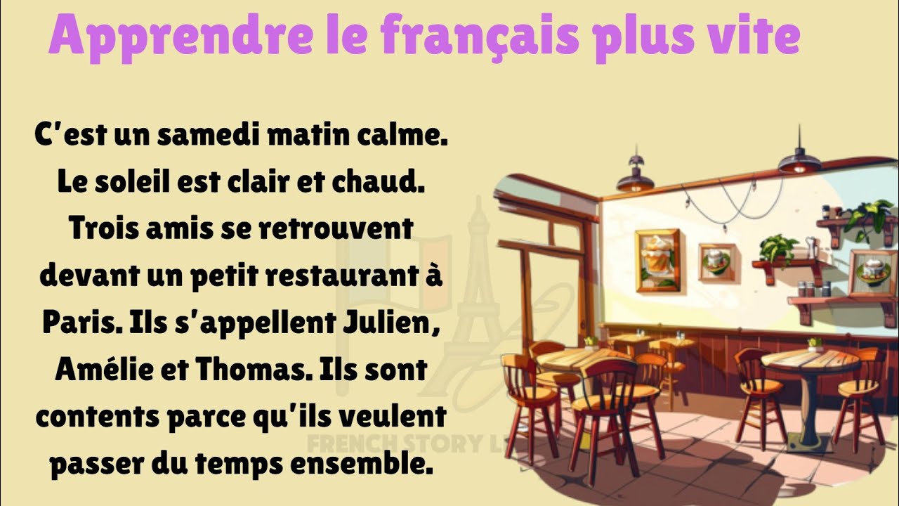 Restaurant with Friends: A Simple French Story