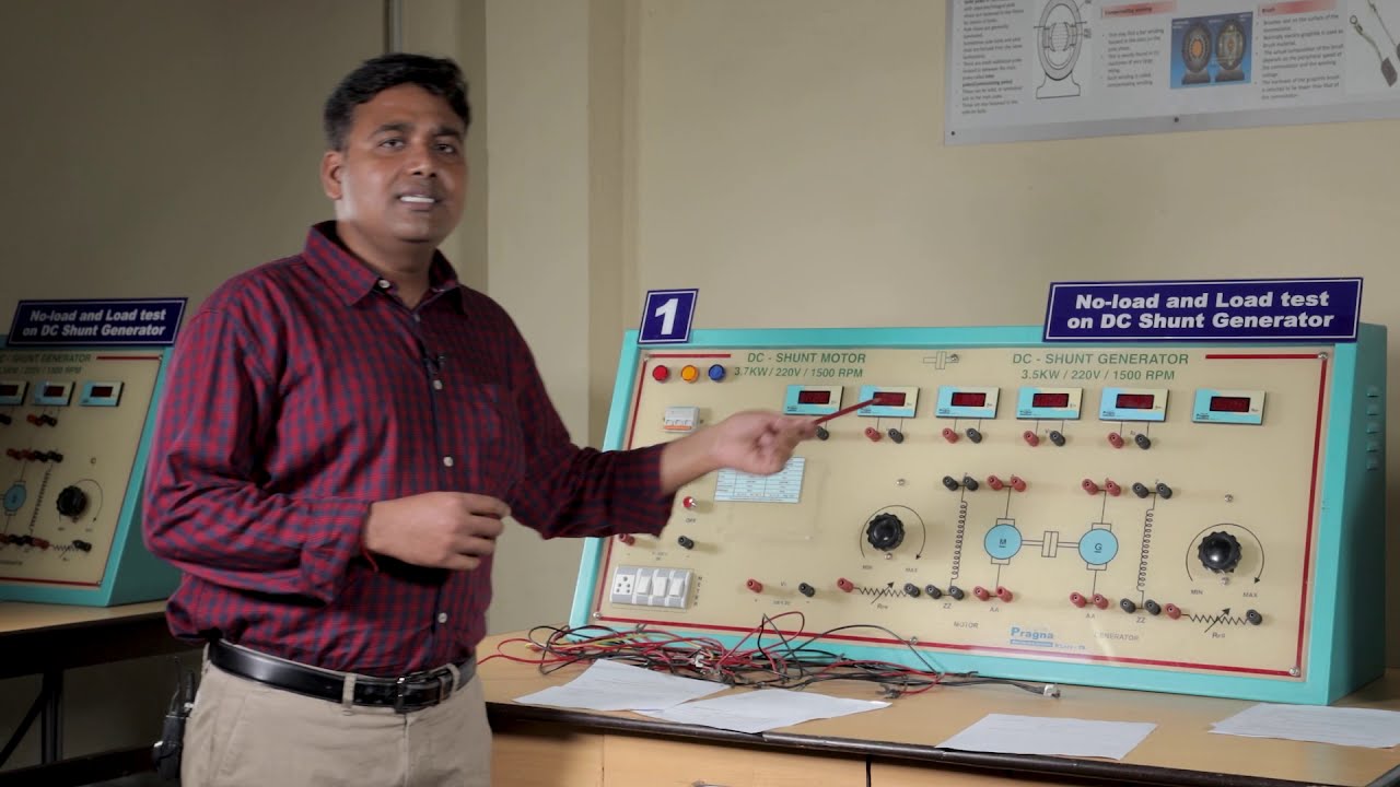 Electrical Machines | LAB - 1 | NO LOAD AND LOAD TESTS ON DC SHUNT GENERATOR