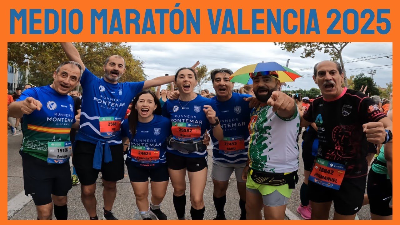 🏃🏽‍♀️MEDIO MARATÓN VALENCIA 2025 🏃🏽‍♀️#running #mediomaraton #mediamaraton #halfmarathon #valencia