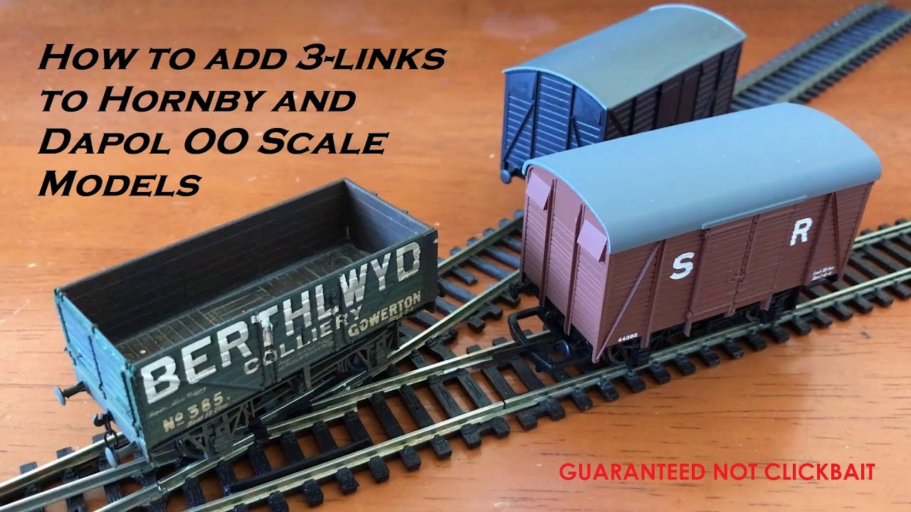 Real Model Railways: How to fit 3-links to Hornby/Dapol Models