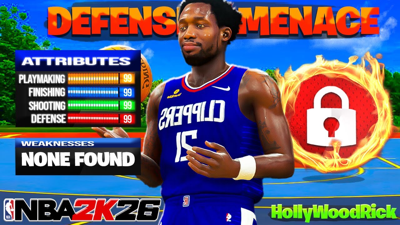 2K26 LOCK PG OMGELIE GAMEPLAY HIGH IQ BASKETBALL!🔥 #HOLLYWOODGANG #FYP #OTG