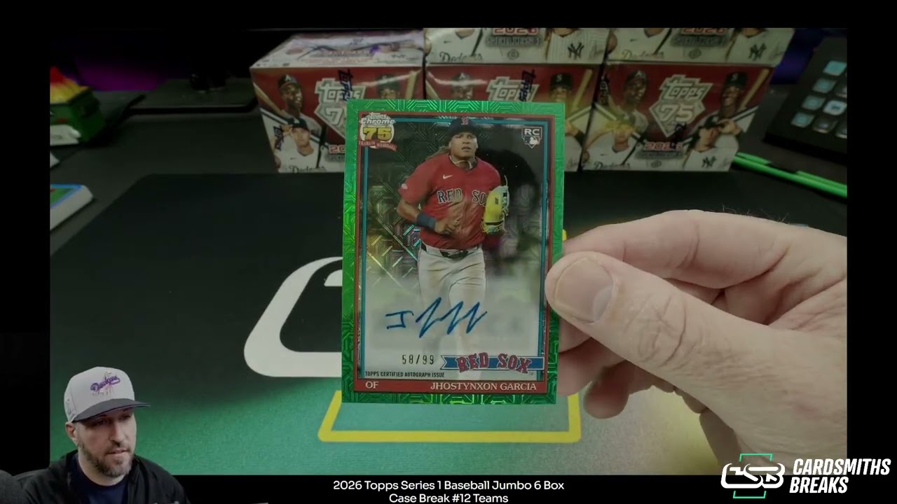 2026 Topps Series 1 Baseball Jumbo 6 Box Case Break #12