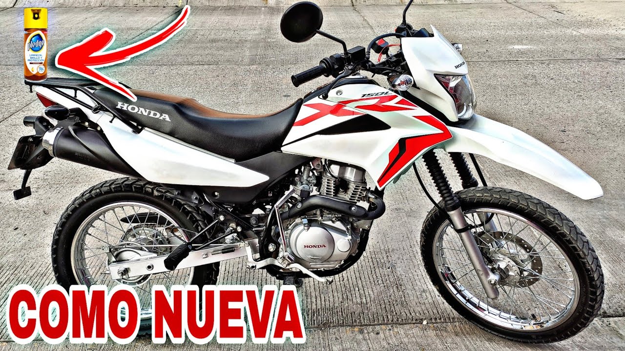 COMO LAVAR UNA MOTO Y (DEJARLA COMO NUEVA)👌 #HONDAXR150 | El Vielza