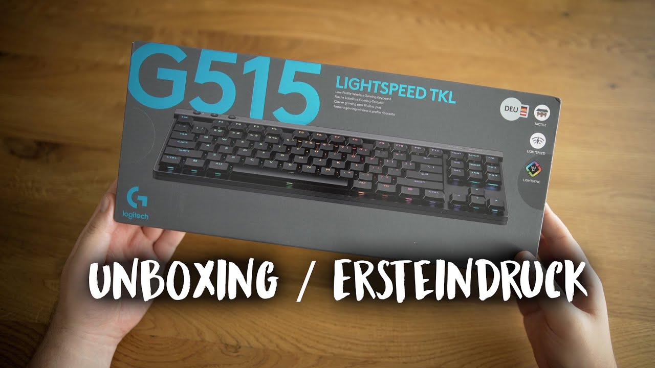 Logitech G515 Lightspeed Gaming Tastatur mit RGB LIGHTSYNC im Test #logitechg