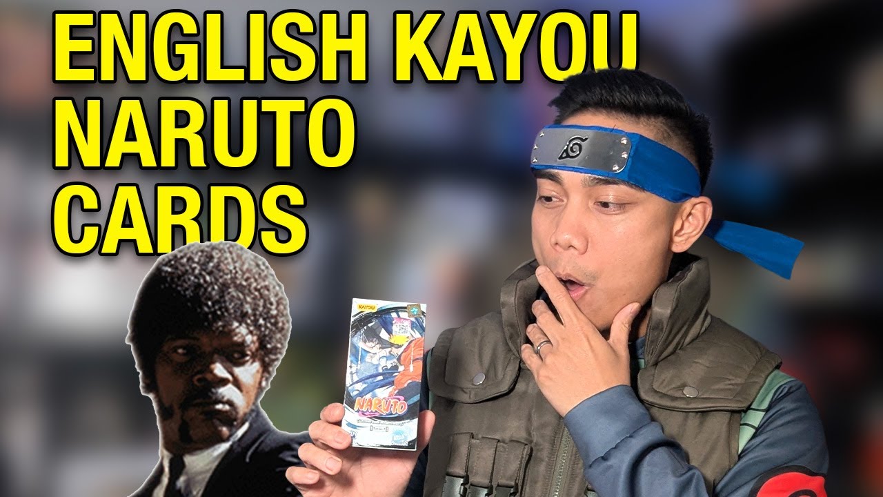 Ранняя английская распаковка первой серии карт Kayou Naruto
