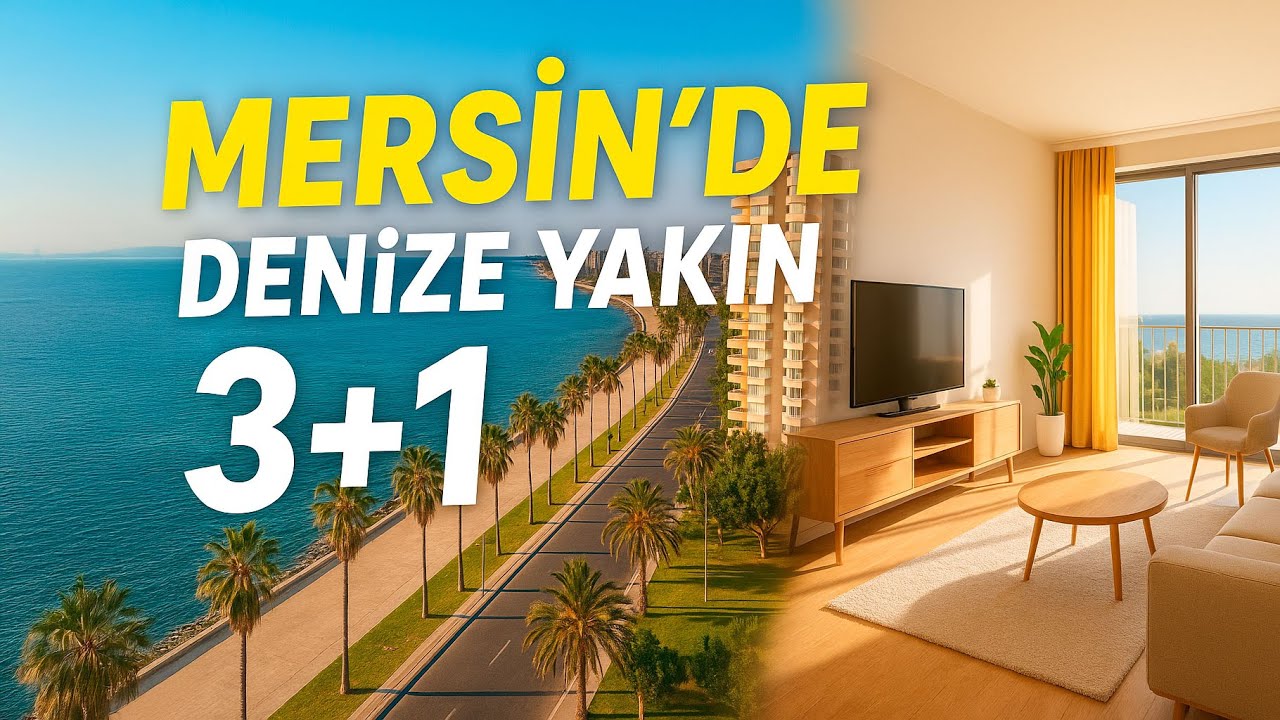 Mersin Yenişehir'de denize yakın 3+1 daire