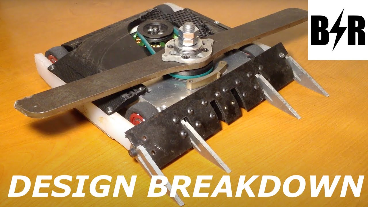 Beetleweight Horizontal Spinner: Phantom II Design Teardown