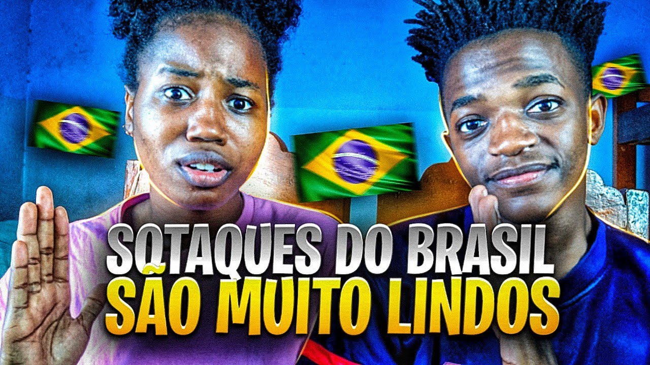 Mostrei os SOTAQUES DO BRASIL a minha NAMORADA - gringos reagindo aos sotaques do Brasil