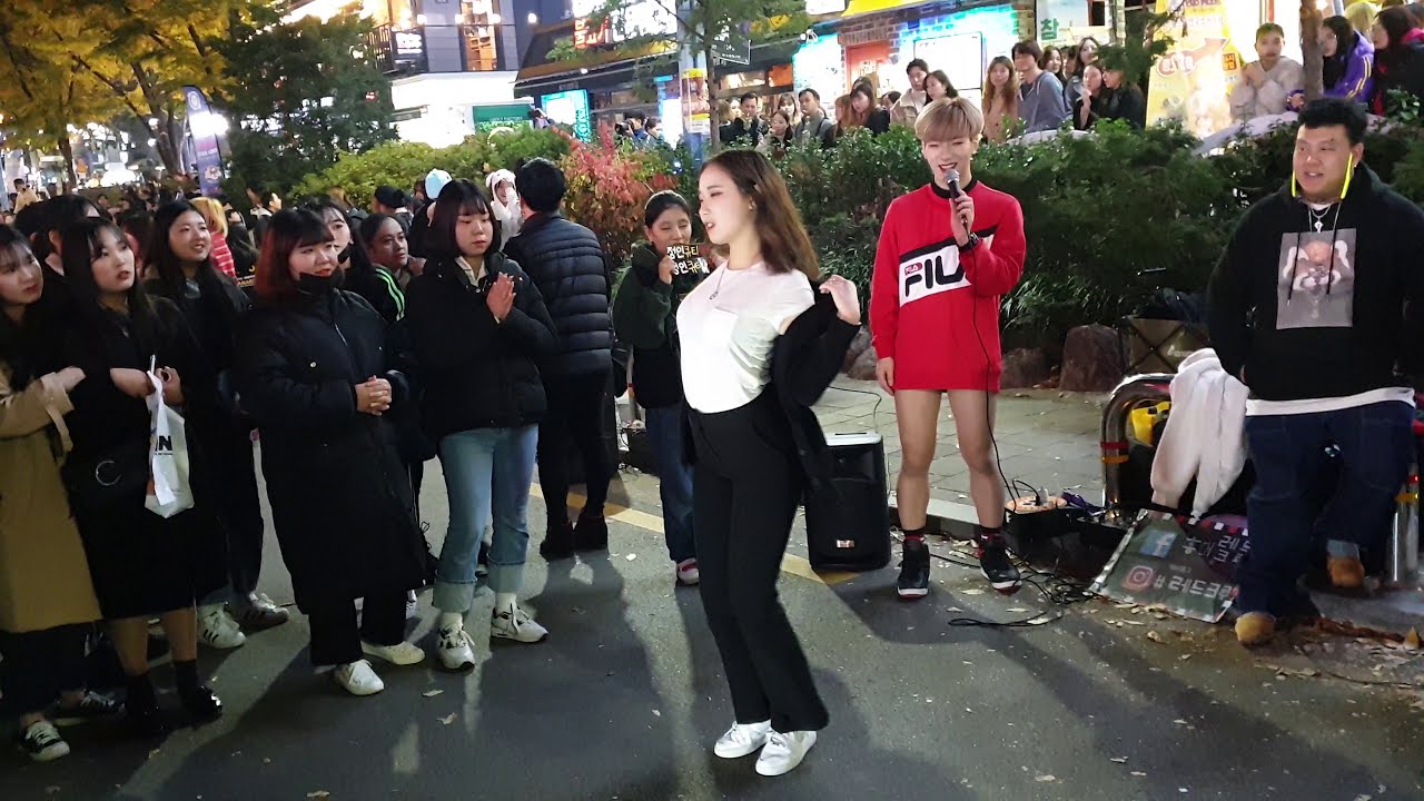 2018.11.03《NastyNasty_#Knock》#진수성찬 네스티네스티#노크 #CoupleDance 홍대 연합버스킹 #SnowHorse