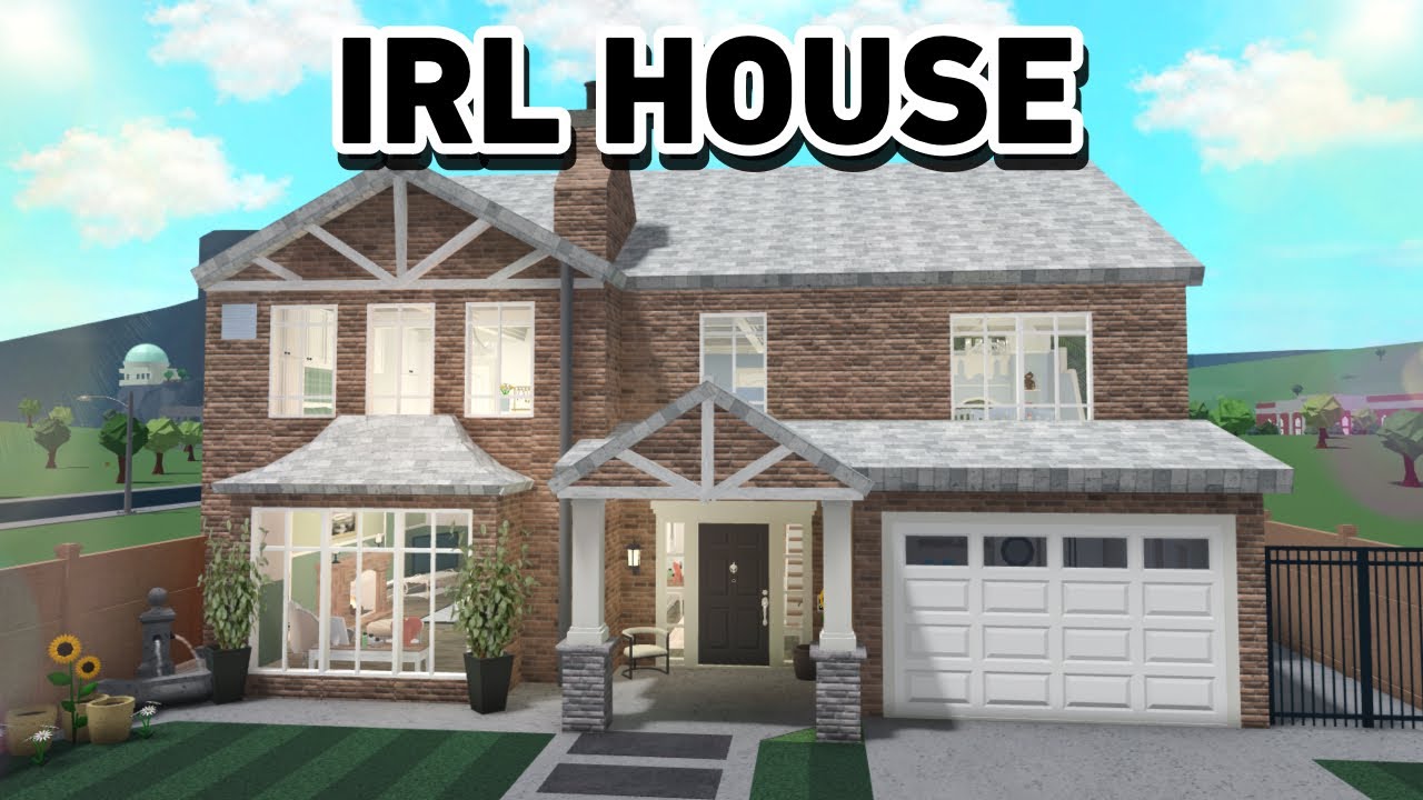 BUILDING AN IRL HOUSE IN BLOXBURG