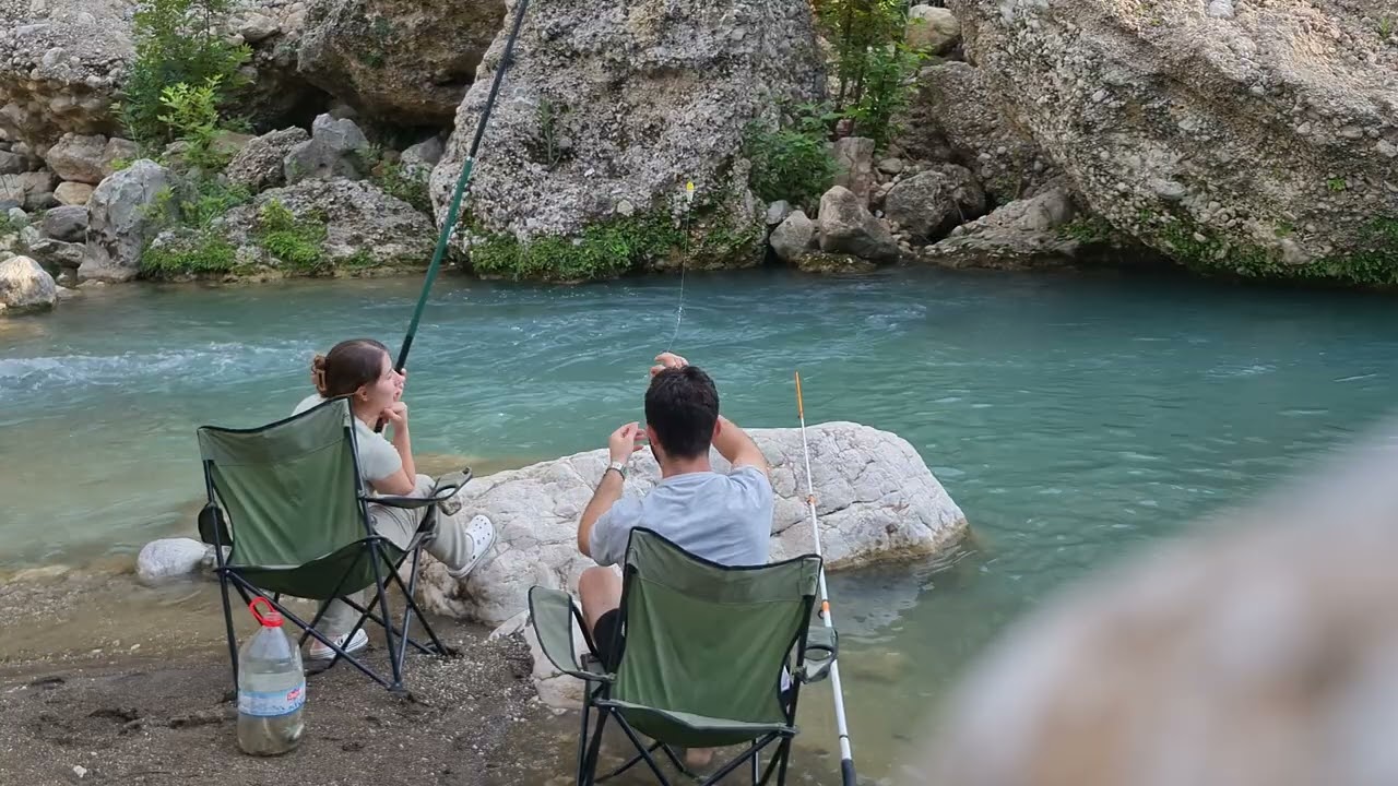 Karaisalı dokuzoluk derede balık avı 