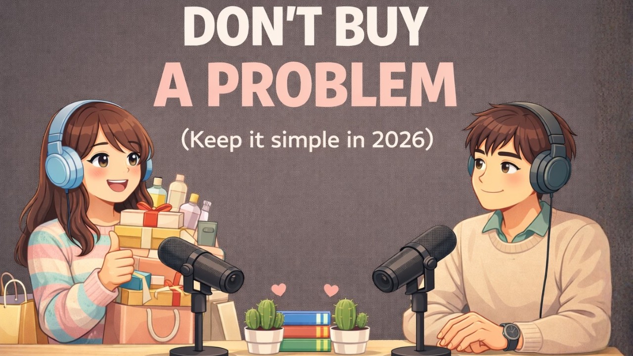 English Podcast For Easy Conversation in Daily Life | 10 Minimalist Rules to Buy Less & Feel Better
