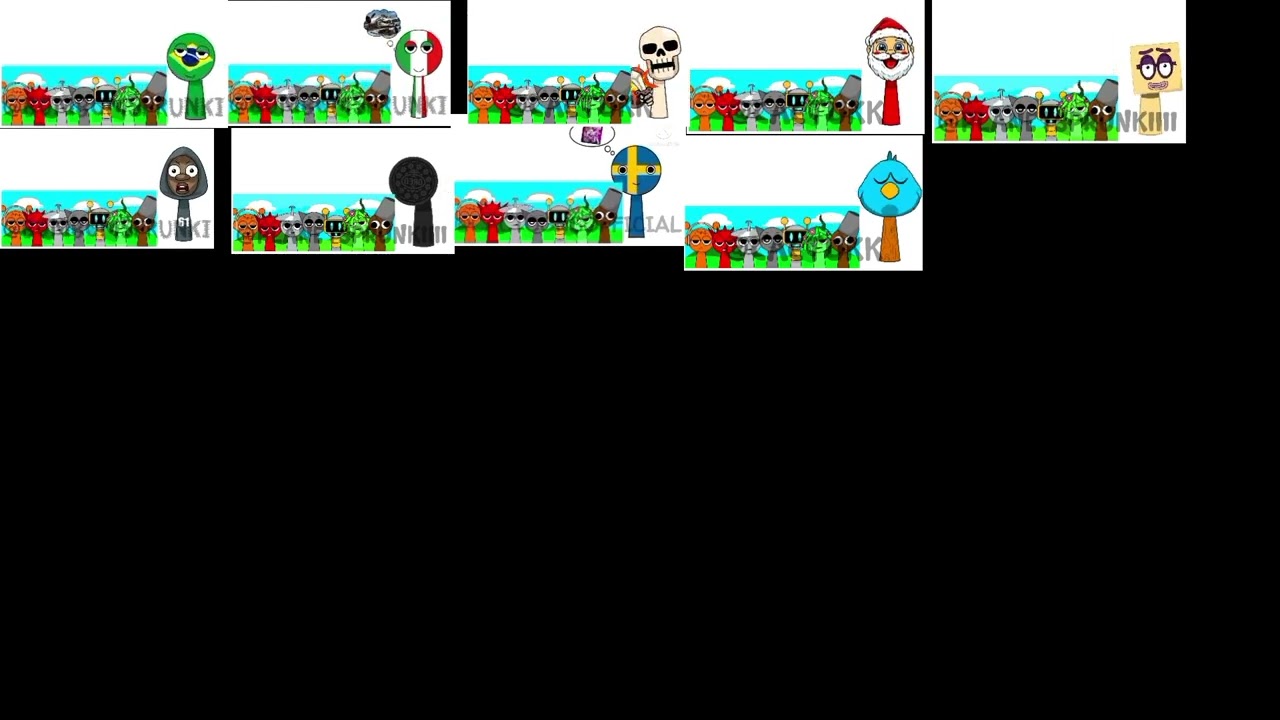 Sprunki OC Speaker Comparison Part 1