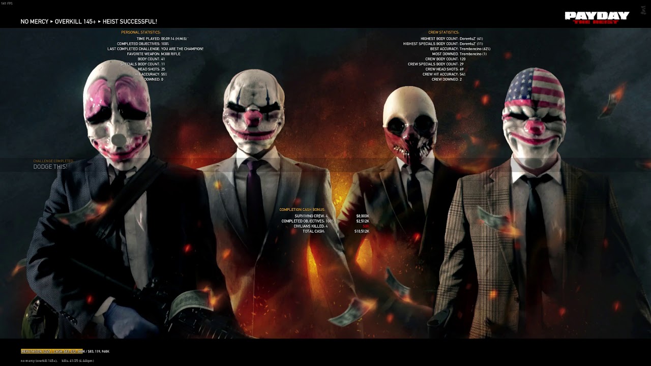 PDTH: Speedrunning all heists on 145+ - 1:57:36