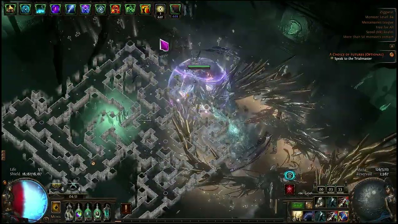 [3.26] Poe Inquisitor Arc of Oscillating CoC ziggurat 인퀴 에칼 coc 뇌동의 연쇄번개 지구라트