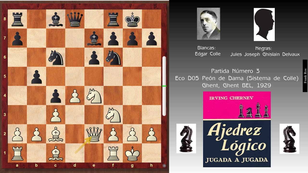 Ajedrez Lógico jugada a jugada, partida número 03