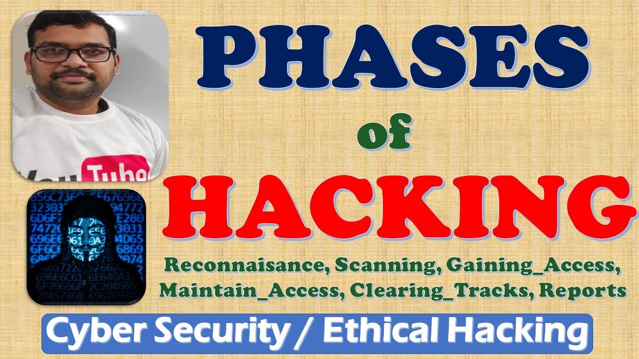 PHASES OF ETHICAL HACKING || RECONNAISANCE , SCANNING , GAINING & MAINTAIN ACCESS , CLEARING TRACKS